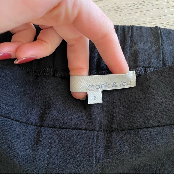 Monk & Lou Black Dress Pants - Picture 3 of 10
